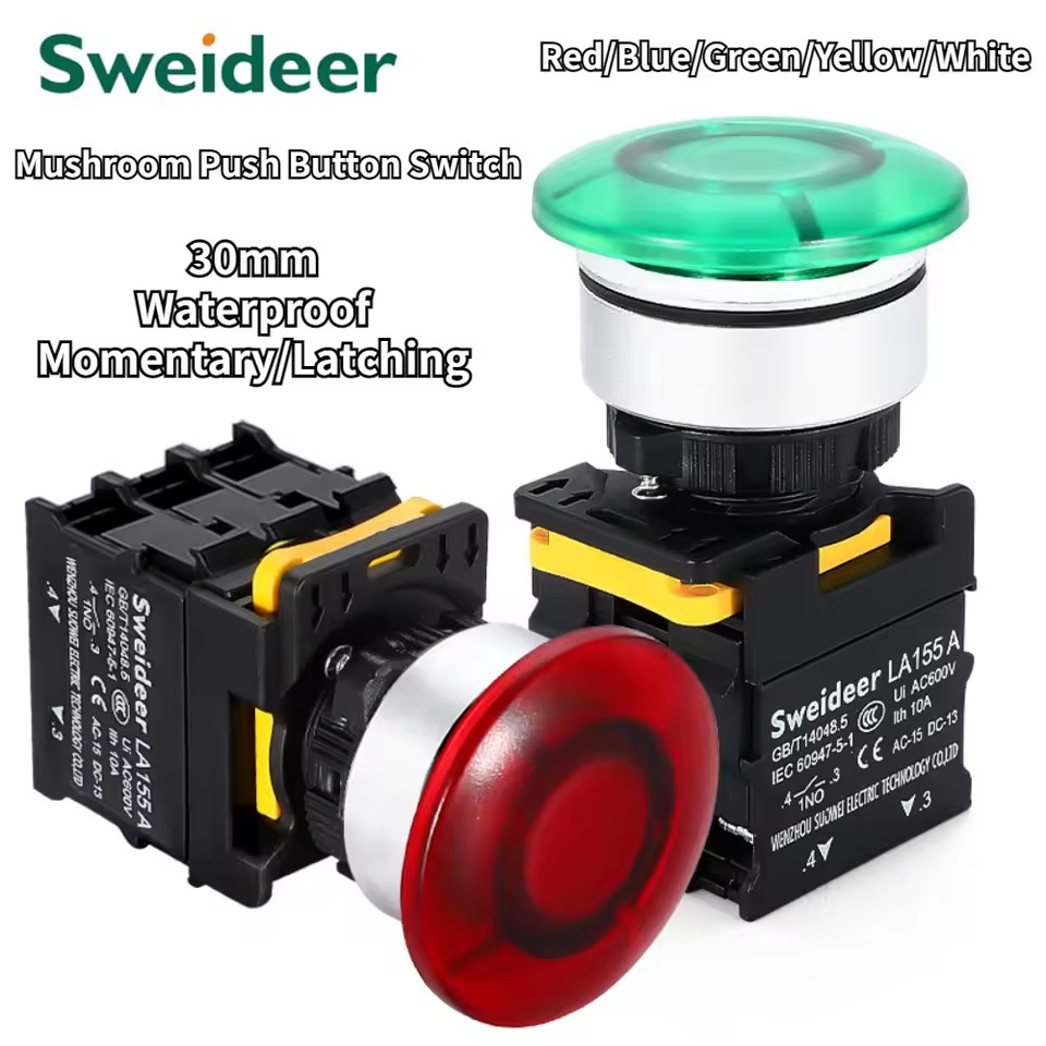 Pilz-Druckknopf schalter