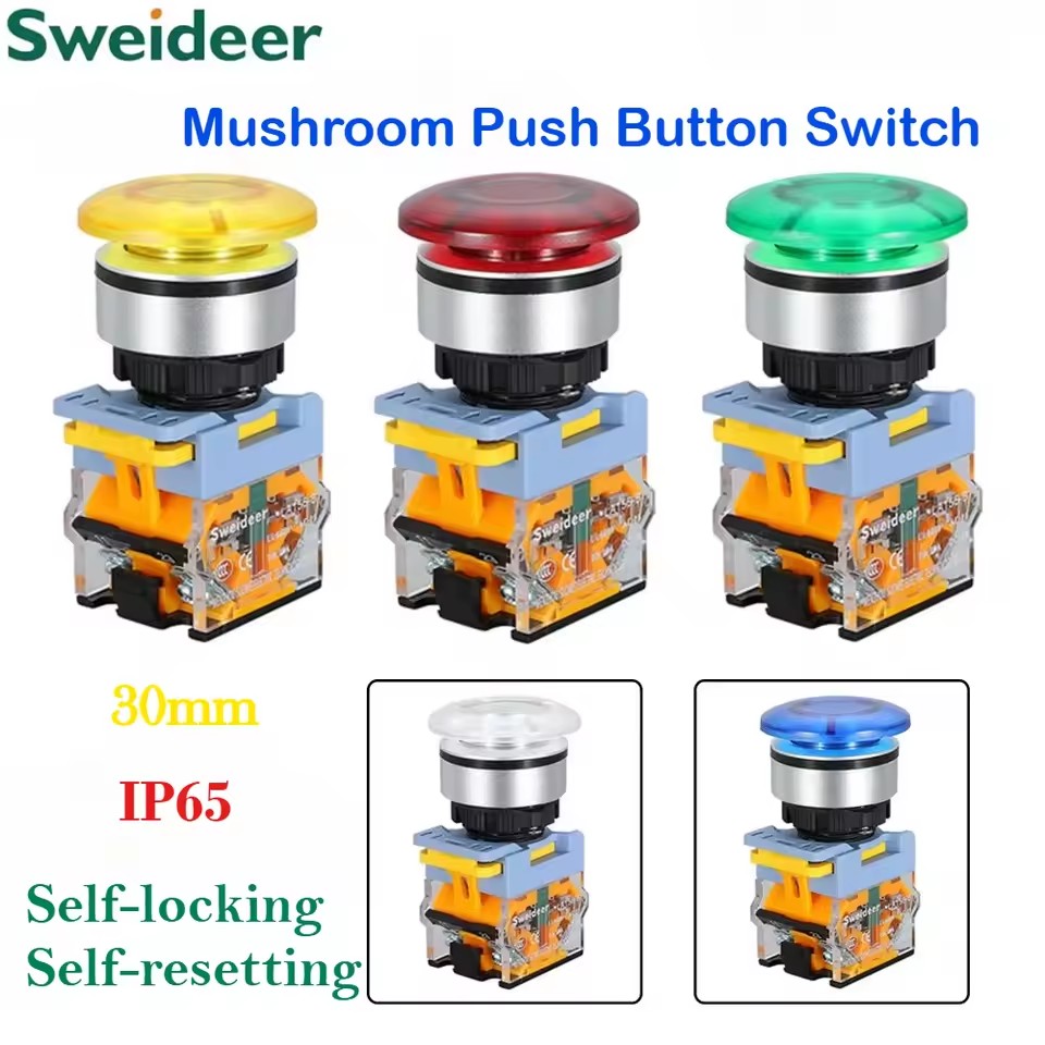 Interruptor de botón de seta de