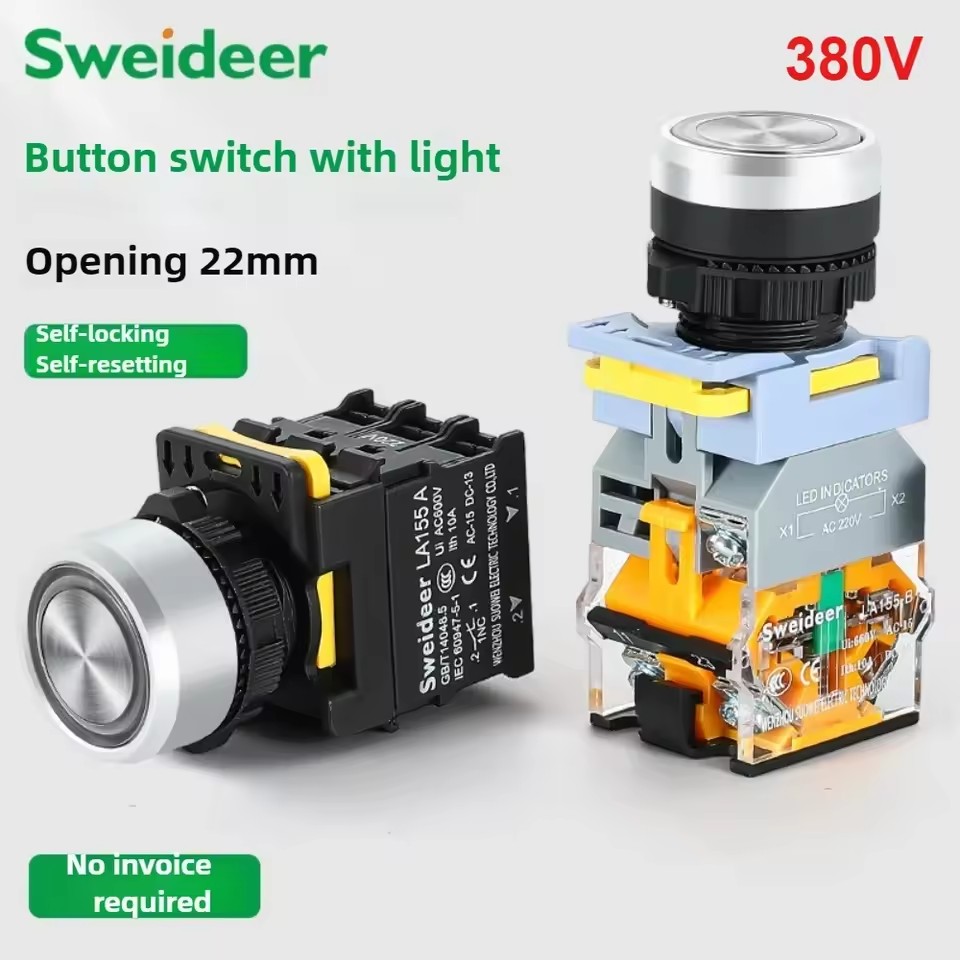 Interruptor de botón impermeable a prueba