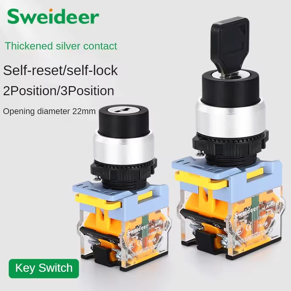 Interruptor de llave giratoria de 22MM